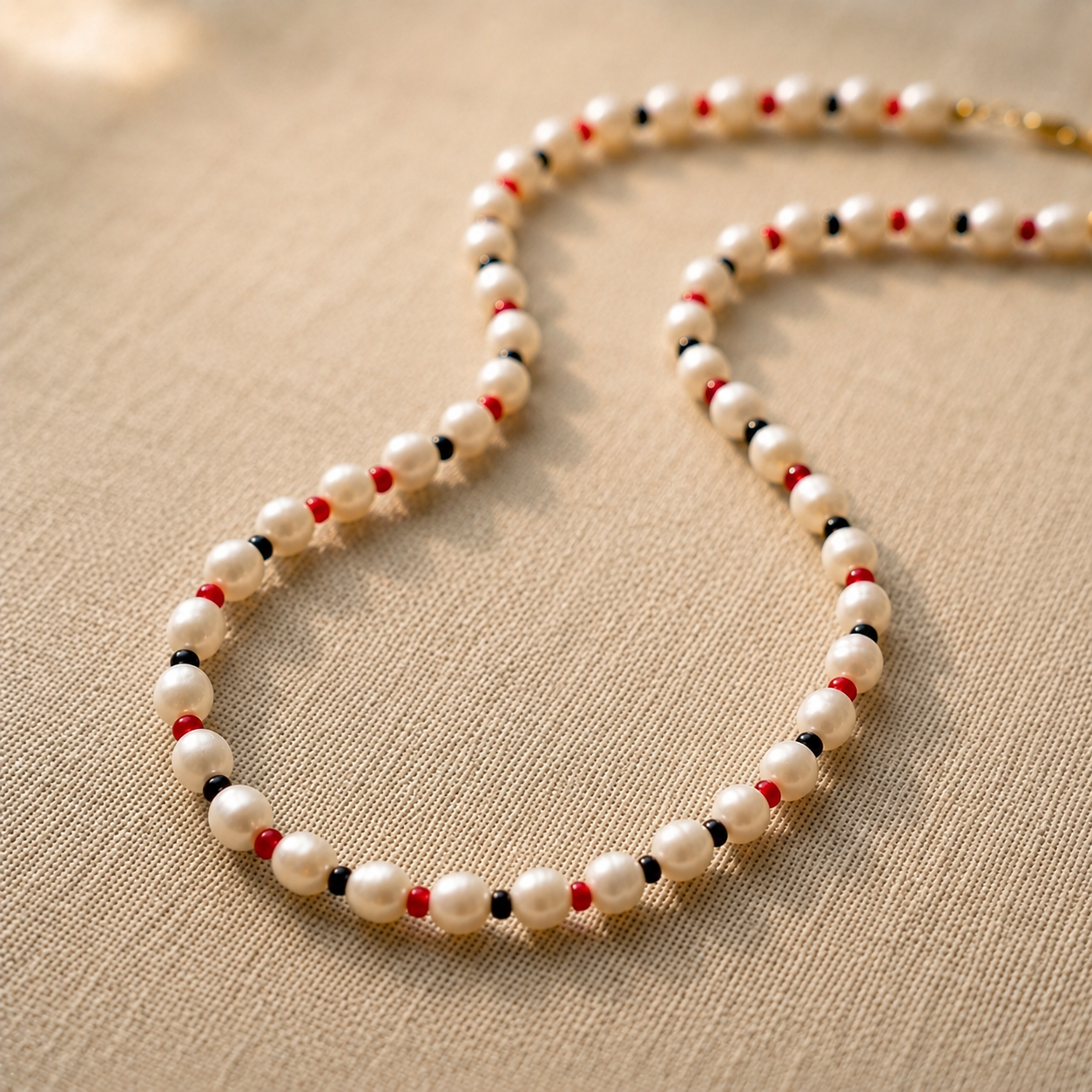 School Spirit Pearl Necklace | Custom Team Colors