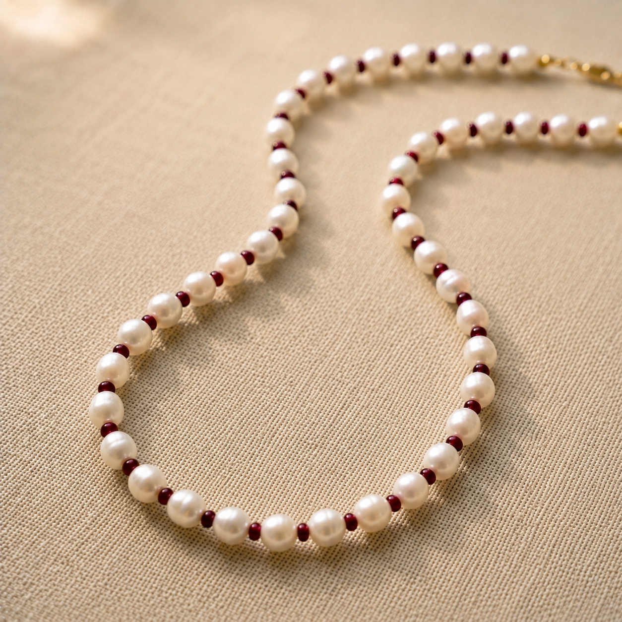 School Spirit Pearl Necklace | Custom Team Colors