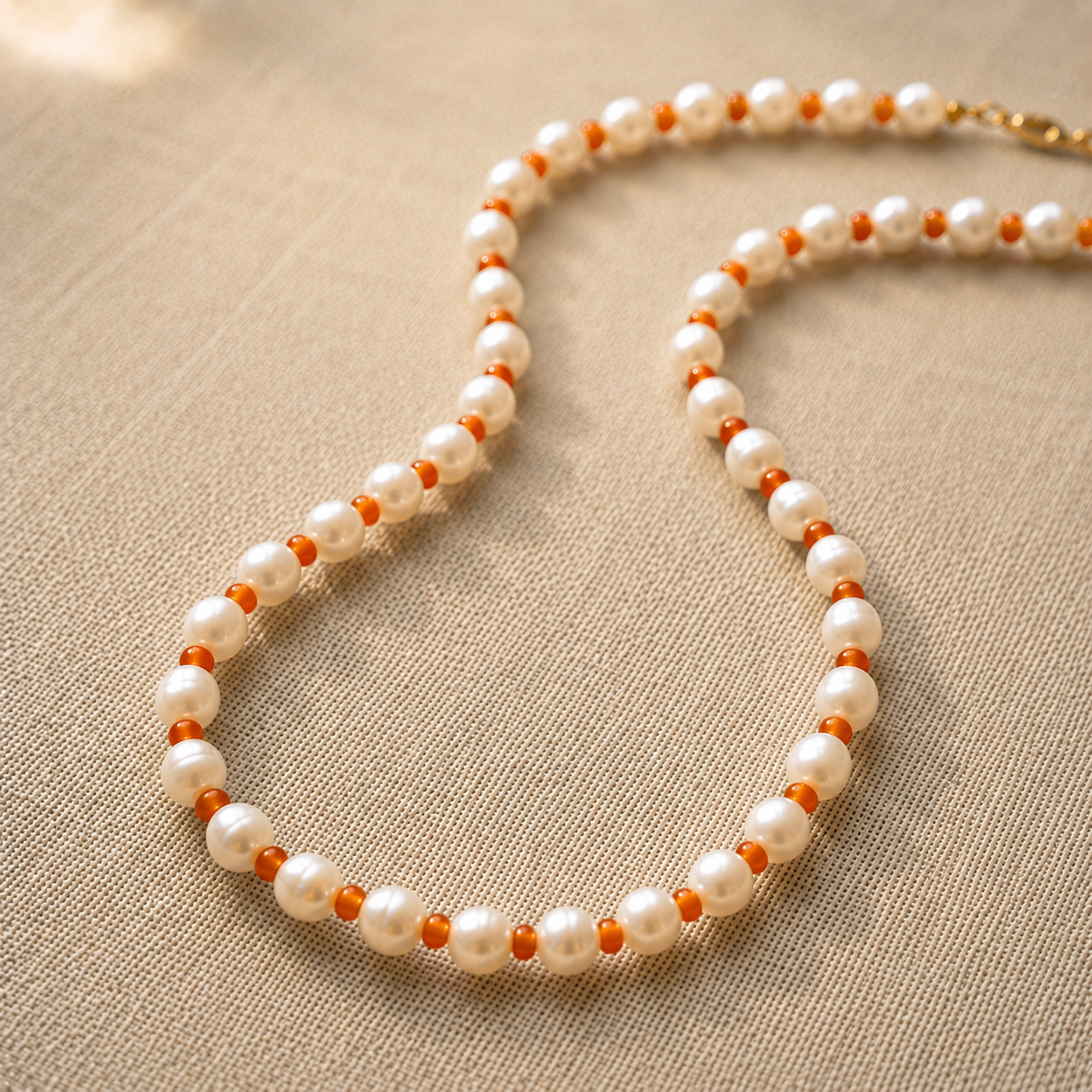 School Spirit Pearl Necklace | Custom Team Colors