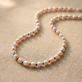 School Spirit Pearl Necklace | Custom Team Colors