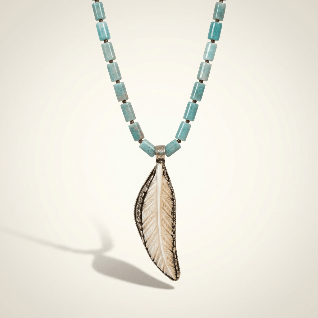 Canyon Feather Statement Necklace - Desert Gypsy