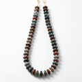 Chunky Indian Agate & Bone Bead Statement Necklace - Desert Gypsy