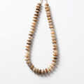 Crazy Yellow Agate & Bone Bead Statement Necklace - Desert Gypsy