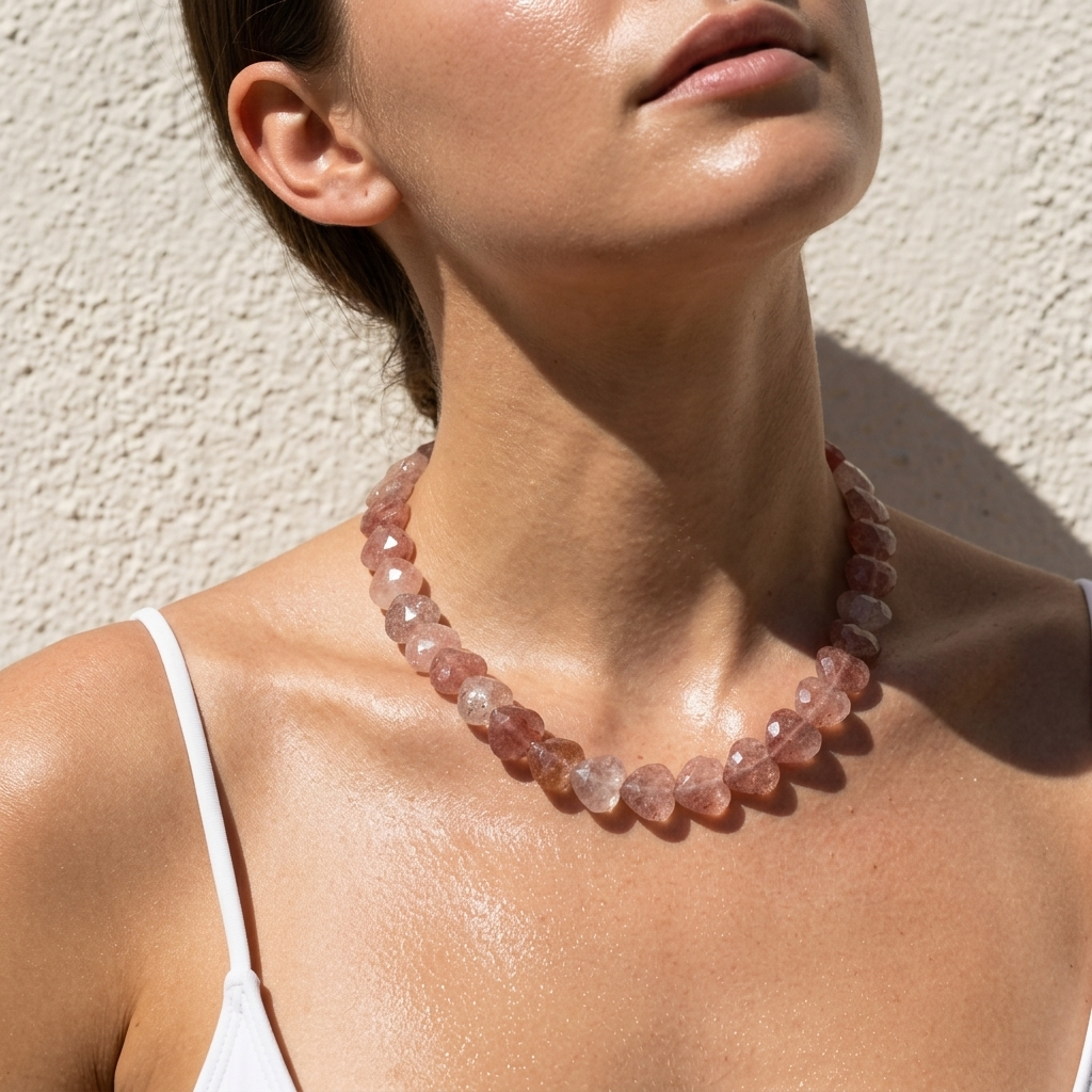 Desert Blush Necklace worn in western boho styling