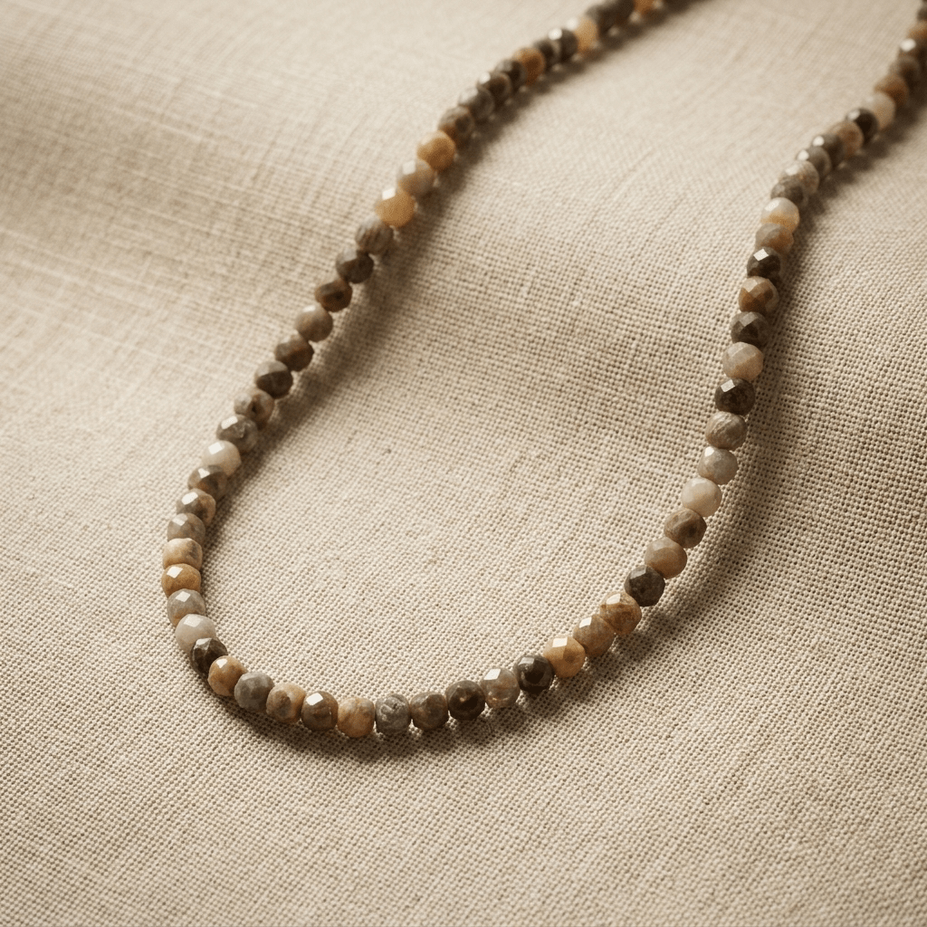 Desert Light Layering Necklace | Faceted Gemstone Necklace - Desert Gypsy