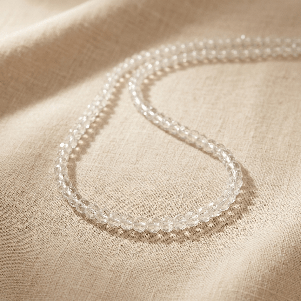Desert Light Layering Necklace | Faceted Gemstone Necklace - Desert Gypsy
