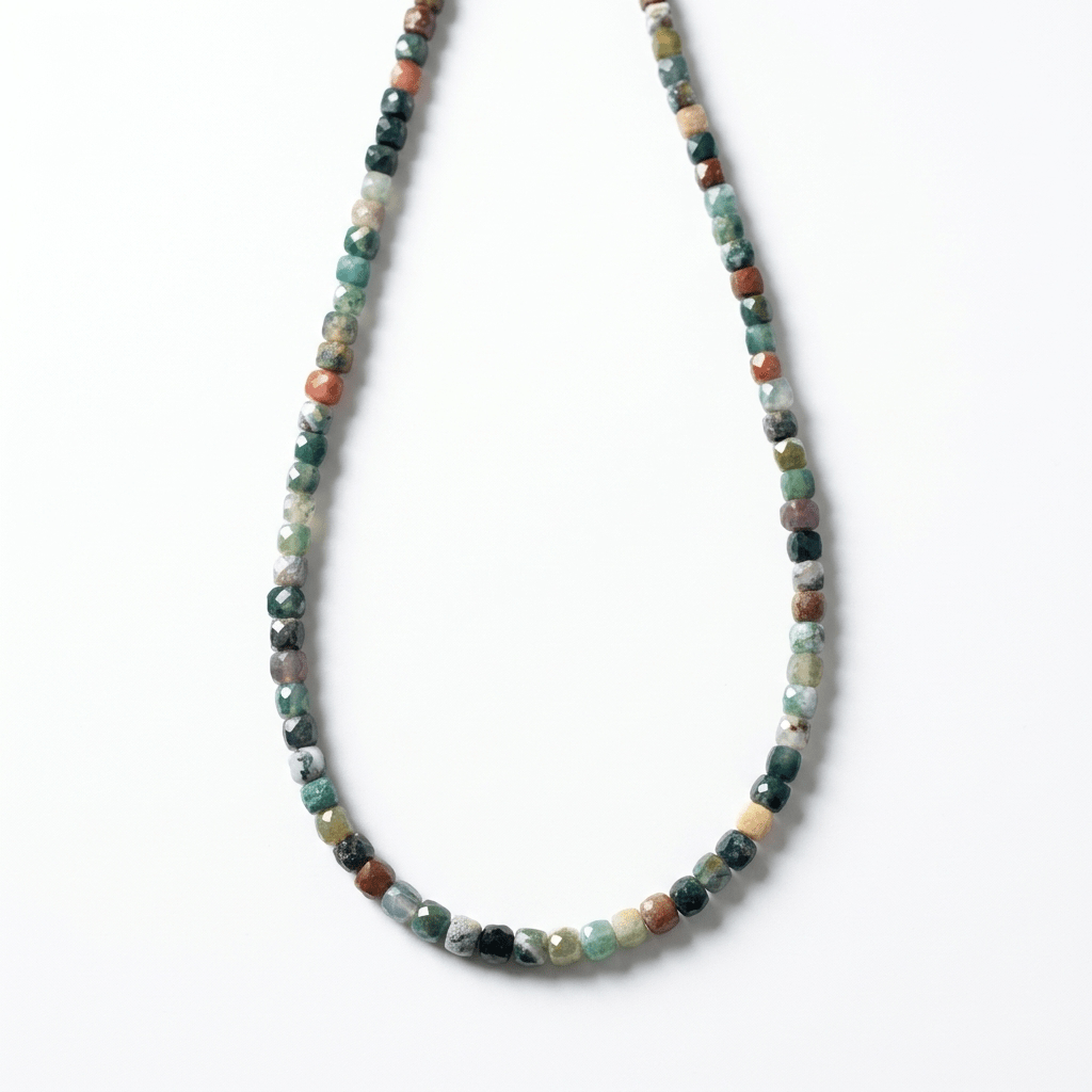 Faceted Natural Gemstone Layering Necklace | Choose Your Stone - Desert Gypsy