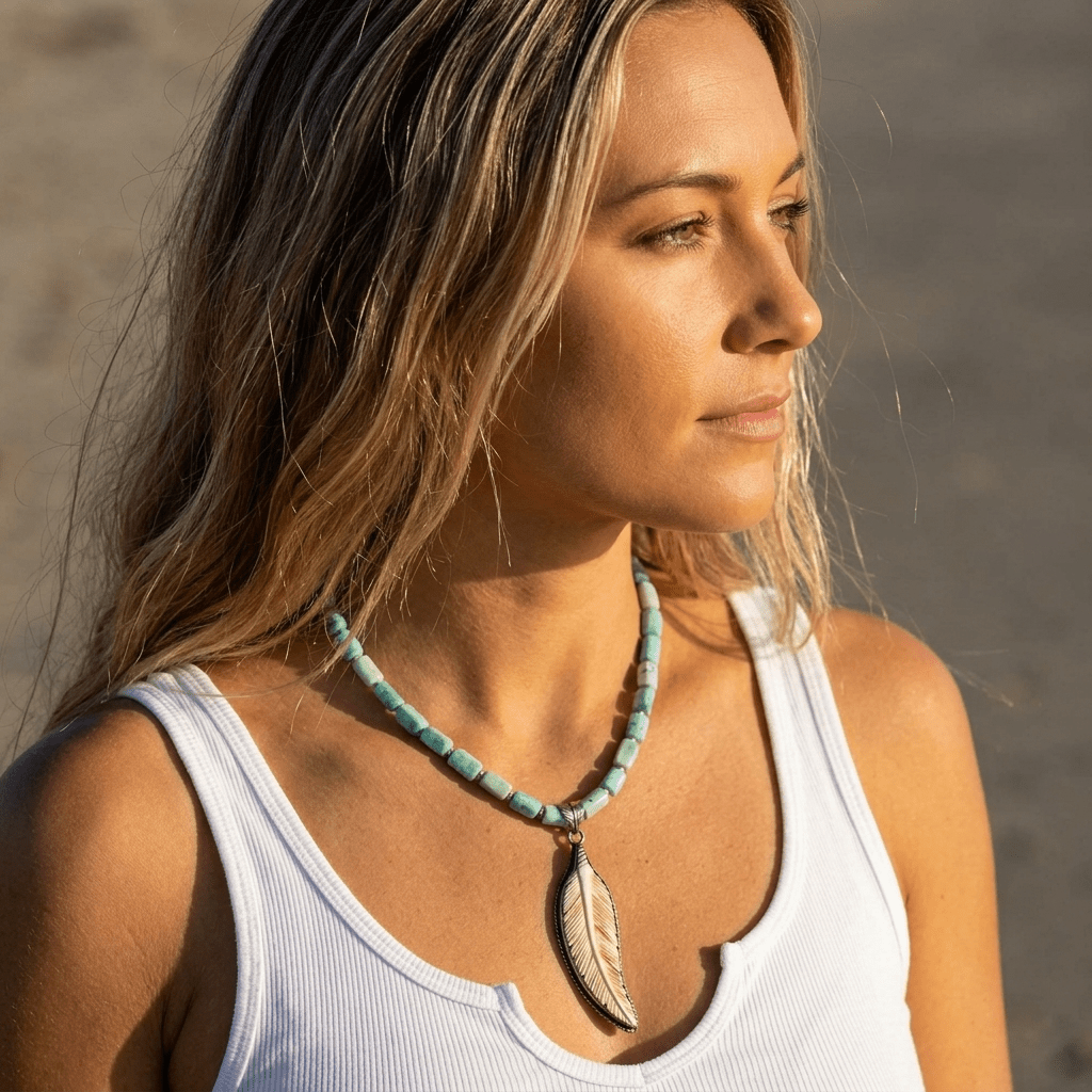 Feather Necklace - Desert Gypsy