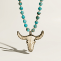 High Desert Longhorn Necklace - Desert Gypsy