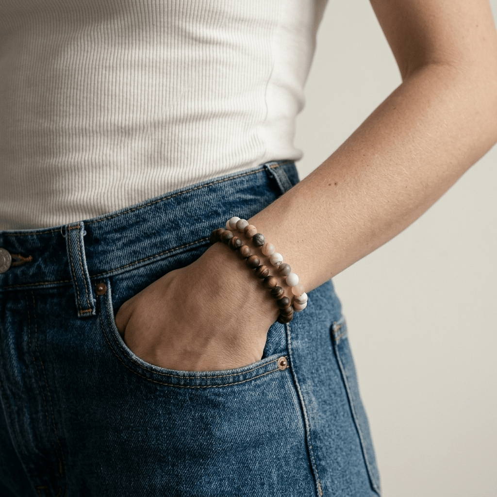 Matte Gemstone Stretch Bracelet | Choose Your Stone - Desert Gypsy
