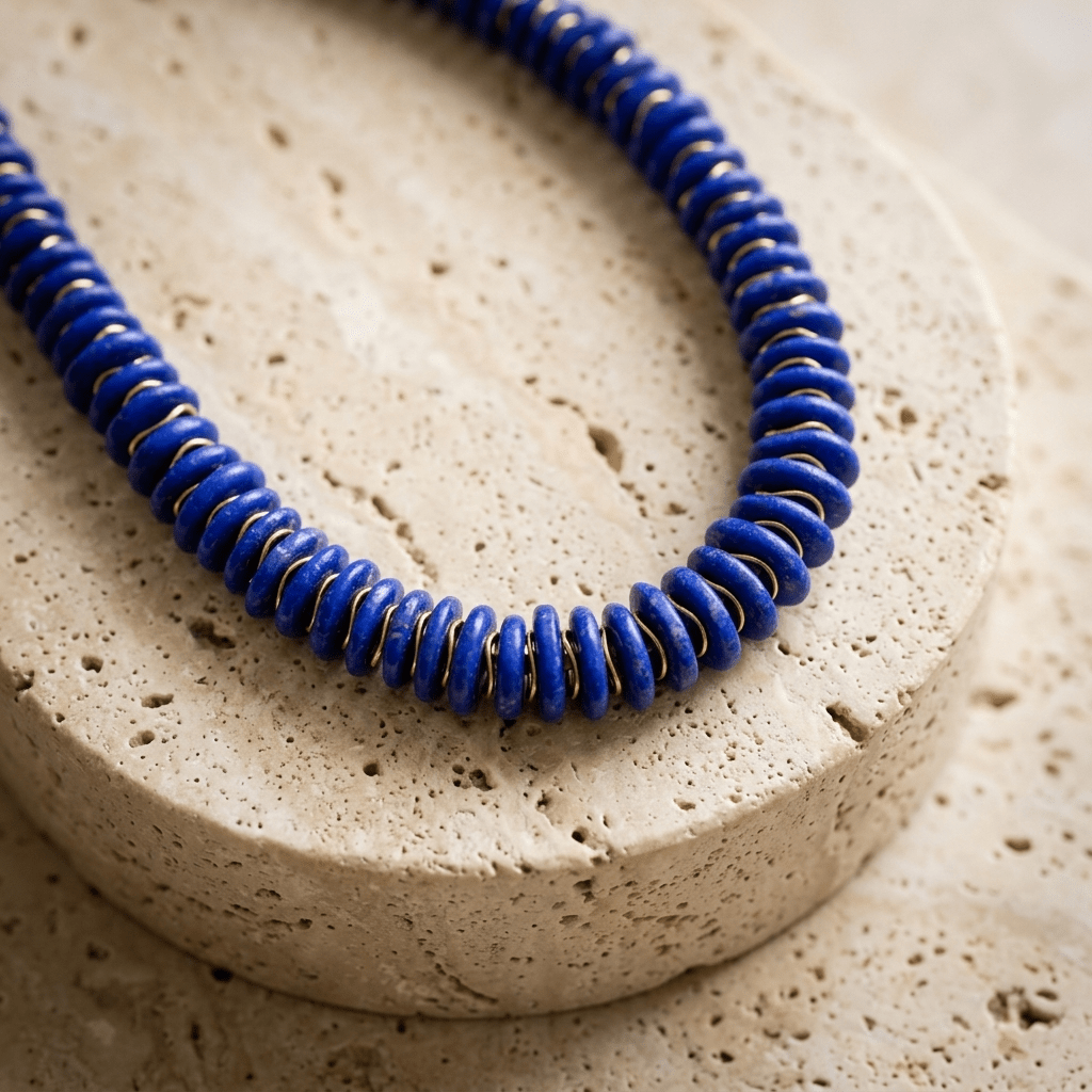 Midnight Horizon Necklace | Blue Statement Necklace - Desert Gypsy