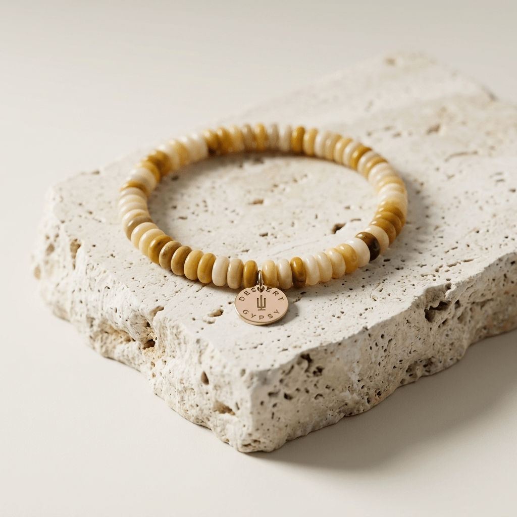 Natural Gemstone Stretch Bracelet | Choose Your Stone - Desert Gypsy