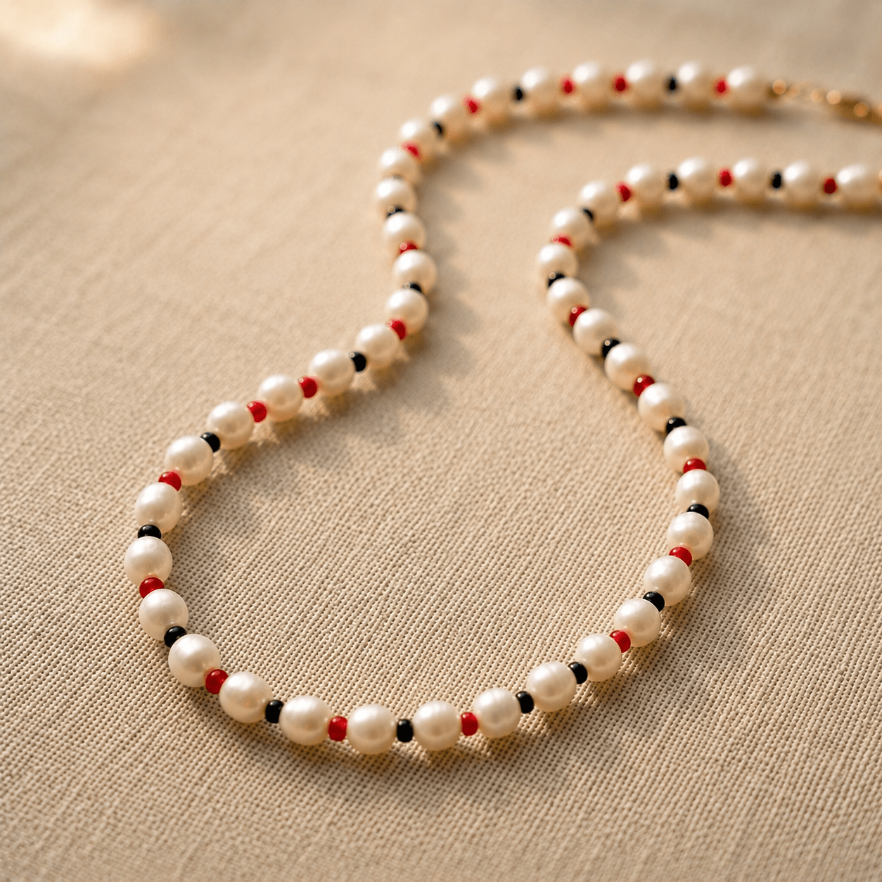 School Spirit Pearl Necklace | Custom Team Colors - Desert Gypsy