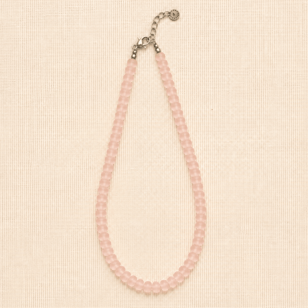 Sea Haze Necklace – Translucent Sea Glass Bead Necklace | Handmade Texas Hill Country Jewelry - Desert Gypsy