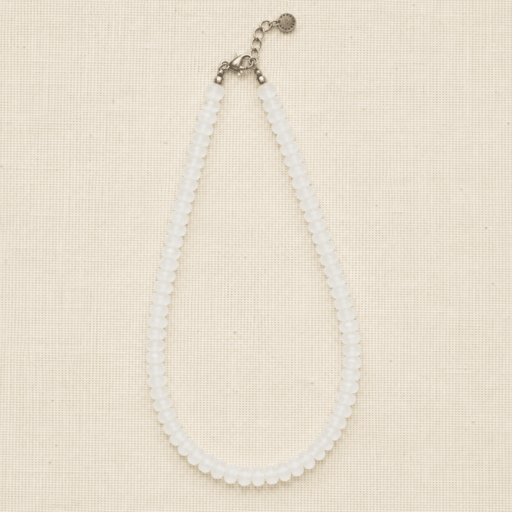 Sea Haze Necklace – Translucent Sea Glass Bead Necklace | Handmade Texas Hill Country Jewelry - Desert Gypsy