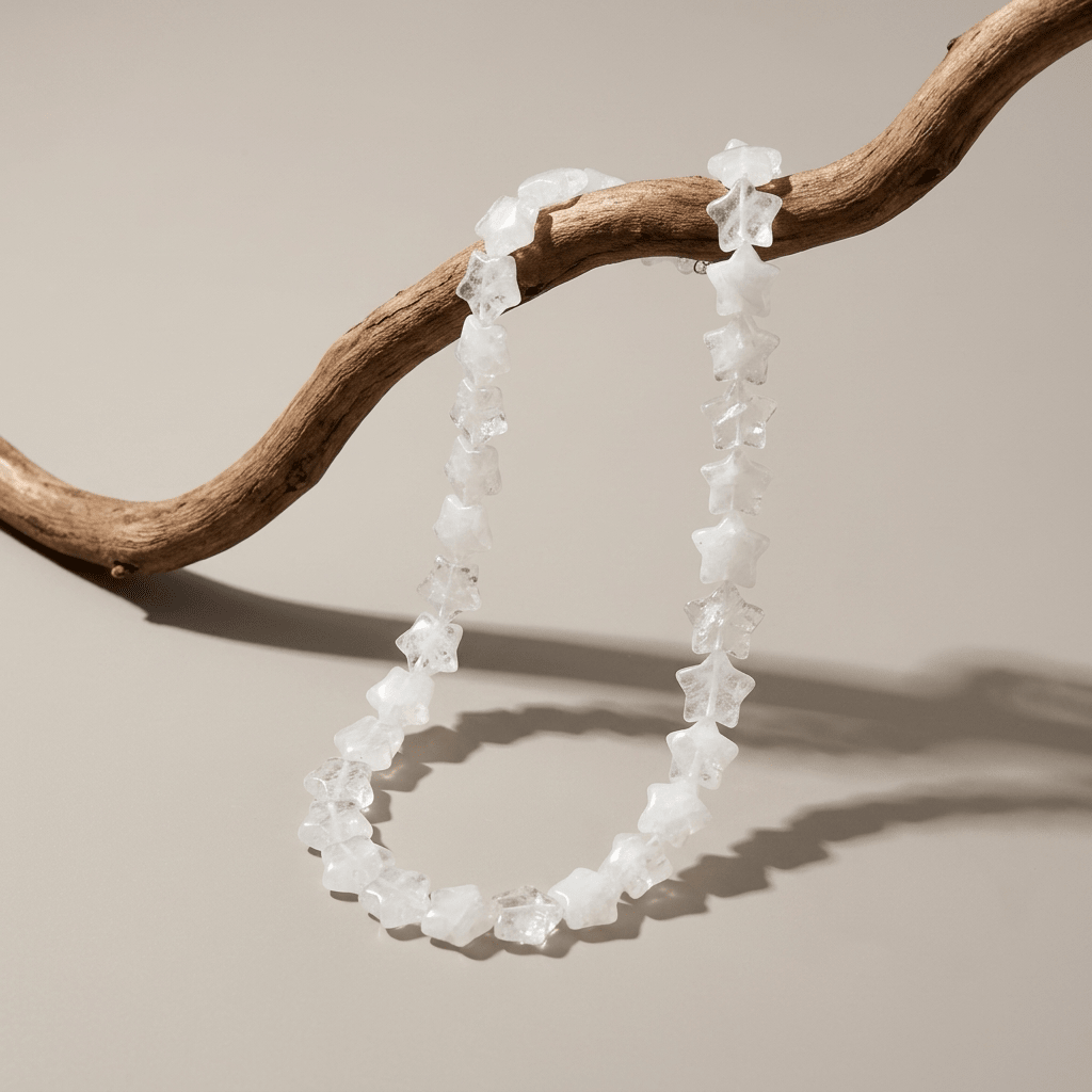 Starfish Necklace – Clear Quartz Star Beads | Handmade Texas Hill Country Jewelry - Desert Gypsy
