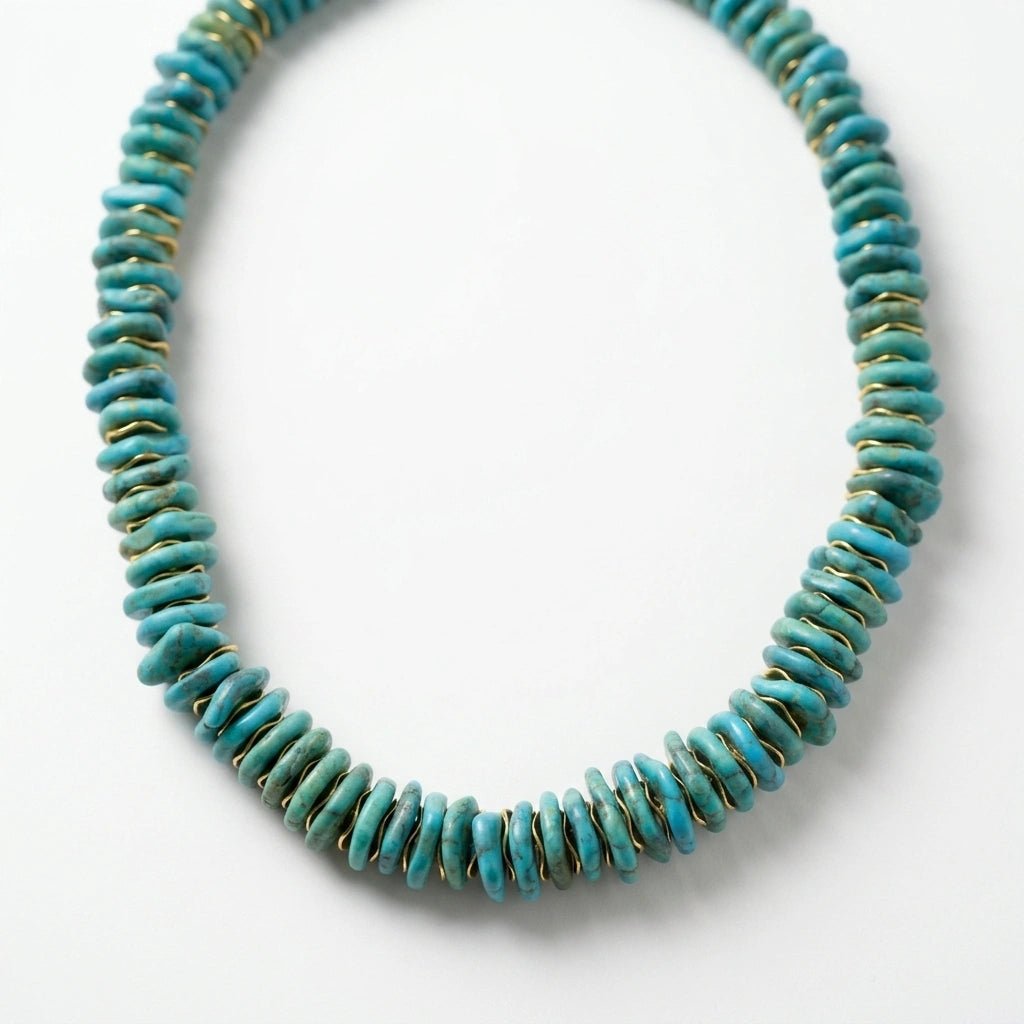 Turquoise Horizon Necklace | Turquoise Statement Necklace - Desert Gypsy